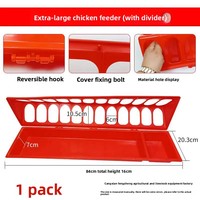 Nouvelle mangeoire longue et écologique en PVC pour poulets, canards et oies