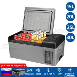 Refrigerador Portátil para Auto de 15L, 20L, 25L, Congelador para Verano, Nevera con Compresor de 12V/24V y 70W para Hogar, Viajes y Camping, 220V - Product Image 1