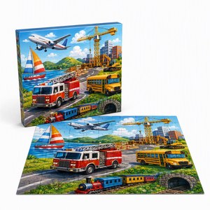 Wholesale Custom Paper Cardboard Brain Game <b>Puzzles</b> 100 500 1000 Pieces Custom Jigsaw <b>Puzzle</b> for Adults Kids - Product Image 1