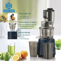 Draagbare Huishoudelijke Elektrische Slow Juicer Low-Noise Kauwglas Roestvrijstalen Zeef Koude Pers Schroef Plastic