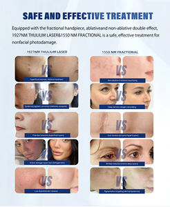 Mesin Laser penghilang bekas luka Laser serat fraksional, mesin Laser penghilang pigmentasi penghilang jerawat Melasma 1927nm - Product Image 4