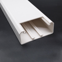 Goulotte de câblage en PVC/UPVC résistante aux UV, solide, pour l'installation de fils électriques
