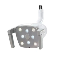 Fauteuil dentaire professionnel avec lampe de photopolymérisation LED intégrée, construction métallique, certifié CE, moteur Linak en option