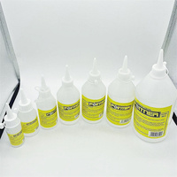 Colle à l'alcool liquide en silicone super artisanale à bas prix, colle adhésive pour verre UV 100 ml, colle à l'alcool
