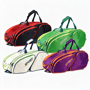 Échantillon gratuit Sacs de raquettes de sport multicolores imperméables légers Sacs de raquettes de pickleball et de tennis matelassés pour le sport - Product Image 1