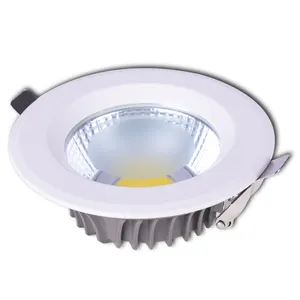 Lampu Sorot bawah cob aluminium Ip44 desain sirkuit lampu downlight dapat diredupkan untuk mesin cuci dinding
