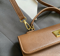 Sac à main pour femme en cuir PU, mini sac carré à bandoulière, sac à épaule, design de niche, tendance