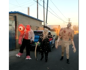 Costume de monstre effrayant sur échasses géantes pour spectacle de scène, carnaval et <span class=keywords><strong>maison</strong></span> hantée - Product Image 6