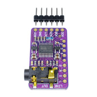 Convertisseur numérique-analogique audio stéréo PCM5102, carte de décodage DAC, microcontrôleur, module audio I2S IIS