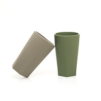 Coupe à vin en silicone |   Chope à bière antidérapante et incassable |   Gobelet à boire en silicone flexible et congelable |   Portable, réutilisable, écologique
