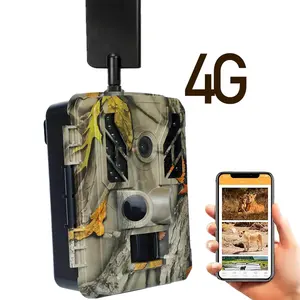 1080p 36MP 최고의 야외 디지털 동물 감시 태양 전원 트레일 카메라 4g 무선 사냥 야생 카메라