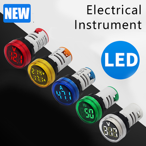 Mini medidor <span class=keywords><strong>digital</strong></span> LED luz indicadora de energia voltímetro AC DC luz de sinal de energia medidor de frequência medidor de frequência de Ampere medidor de temperatura Hertz - Product Image 2