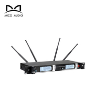 Mikrofon Dinamis Nirkabel UHF SKM9000 Terlaris, Mikrofon Genggam Logam untuk Pertunjukan Panggung