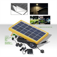 Mini panneau solaire monocristallin 3W en verre personnalisable pour équipement de surveillance par capteur, petites installations agricoles et appareils.