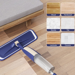 Phun giẻ lau sàn để làm sạch sàn sợi nhỏ giẻ lau ướt với Có thể giặt tái sử dụng Pads cho gỗ cứng - Product Image 5