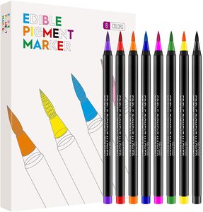 8Pcs Food Grade Commestibile Marcatori Cibo Scrittori per la Decorazione Del Fondente, Torte, Biscotti, Pasqua Ad Esempio - Product Image 3