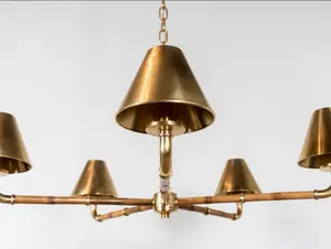 Amerikanische Messing moderne Retro Barrett mittlere Knurdel-Sternelampe hochwertig Designer Wohnzimmer Restaurant Schlafzimmer Pendelleuchte