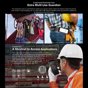 ขายส่งโทรศัพท์มือถือ Ulefone <span class=keywords><strong>Armor</strong></span> <span class=keywords><strong>X10</strong></span> Pro 4G รุ่นทนทาน 4GB+64GB หน้าจอ 5.45 นิ้ว รองรับ 5G ระบบปฏิบัติการ Android 11 - Product Image 6