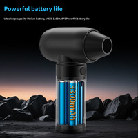CROSSGUN Industrial Grade Brushless Motor Battery-Powered High-Pressure Air Blower | Portable Aluminum Car Dust Removal Tool