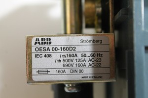Interruptor de Fusible OESA 00-160D2 para PLC - Product Image 4