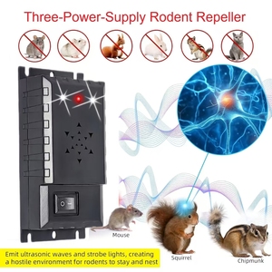 3 cung cấp điện dưới mui xe rodent <span class=keywords><strong>Repeller</strong></span> siêu âm Chuột Repellent rat sóc răn đe cho xe tải RV kho gác mái - Product Image 1