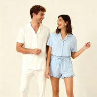 Hauts avec pantalons ensembles de pyjama ensemble de pyjamas Saint Valentin pour hommes et femmes famille correspondant pyjamas Couple