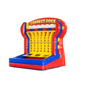 Connect four basketball Inflatable Games Big Bounce Houses Suppliers