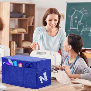 Housse de machine à coudre en gros sur le thème de la couture avec poches de rangement, protection contre la poussière et les poils d'animaux - Product Image 5