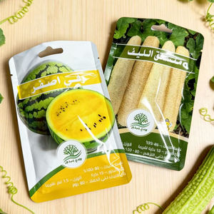 Pochette à fermeture éclair personnalisée, sac brillant à trois soudures latérales, emballage pour épices, sachet pour graines avec trou - Product Image 3