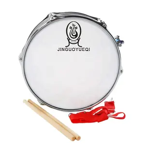 Großhandel hochwertige 13 Zoll zweifarbige Silber Premium Student Snare Drum