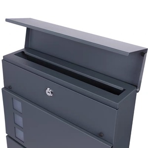 Boîte <span class=keywords><strong>aux</strong></span> <span class=keywords><strong>lettres</strong></span> extérieure en acier antirouille pour villa, boîtes <span class=keywords><strong>aux</strong></span> <span class=keywords><strong>lettres</strong></span> agrandies, montage mural, boîte <span class=keywords><strong>aux</strong></span> <span class=keywords><strong>lettres</strong></span> pour <span class=keywords><strong>lettres</strong></span> et colis avec serrure - Product Image 6