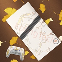 Pro Disc Edition Ghost Cover Plates Ersatz-Gehäuseplatten Kompatibel mit PlayStation 5 Pro Disc Zubehör Yotei Frontplatte