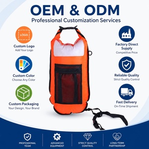 Sac <span class=keywords><strong>de</strong></span> camping robuste en PVC haute visibilité, sac étanche personnalisé OEM, <span class=keywords><strong>bouée</strong></span> <span class=keywords><strong>de</strong></span> natation, flotteur <span class=keywords><strong>de</strong></span> sécurité, équipement <span class=keywords><strong>de</strong></span> <span class=keywords><strong>survie</strong></span> pour l'alpinisme - Product Image 1