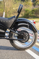 Bicyclette de course avec moteur à essence 48V 2 temps Capteur intelligent électronique vers le bas Tube Batterie au lithium Moteur Chopper