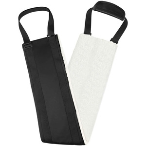 Arnés de Soporte para Perros con Discapacidad en las Patas Traseras, de Felpa Negra, Ayuda para Caminar - Product Image 2