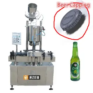 Fabrika otomatik 330ml bira bardağı şişe vidalı kapatma kapatma makinesi