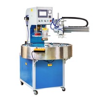 Presse à chaud semi-automatique électrique haute fréquence Lianxing 12KW avec tapis de protection en PVC imperméable de type S, nouvelle conception, à usage combiné