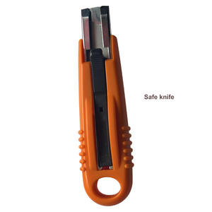 सुरक्षा बॉक्स तेज कटर चाकू स्वयं मल्टी टूल जेब चाकू ब्लेड ऑटो रिट्रेटेबल सुरक्षा कटर चाकू - Product Image 5