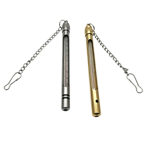 Thermomètre portable en acier inoxydable avec boîtier métallique, thermomètre à <span class=keywords><strong>mercure</strong></span> externe pour mesurer les températures de divers liquides - Product Image 4