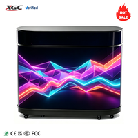 Écran LED de bureau flexible, mur vidéo, publicité commerciale, affichage d'informations pour centre commercial, table publicitaire, cabine DJ LED