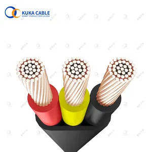 Bomba sumergible, cable eléctrico de alimentación de H07RN-F, 3/4/5 núcleos, 0,75 mm2