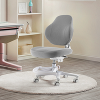 Chaise d'étude ergonomique moderne en plastique pour enfants, réglable en hauteur, avec base coulissante – Vente en gros à prix réduit