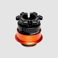 Adaptateur à dégagement rapide pour Simagic Alpha EVO, support QR-A USB Passthrough 50/70 mm en aluminium CNC pour roues tierces