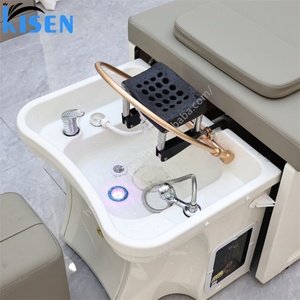 Kisen Good Quality Shampoo Bed Space-save <b>Small</b> Salon Furniture Head Spa Table Massage Facial Beauty Furniture - Product Image 1