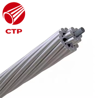 Câble aérien industriel Almelec en alliage d'aluminium à conducteur unique nu, 75,5 mm², personnalisé, en aluminium pur AAAC, 1kV-50kV, norme française