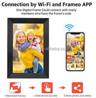 Bingkai Foto Digital WiFi Pintar 10.1 Inci Pro, Bingkai Foto Digital 16GB Memori Berbagi Momen Langsung Melalui Aplikasi Frameo dari Mana Saja IPS Layar Sentuh