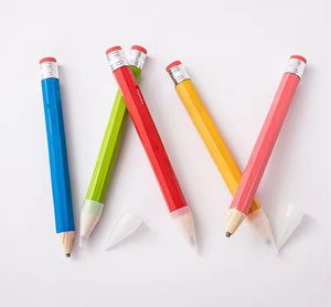 Gros crayons géant en bois Jumbo crayon pour enfants école maison bureau fournitures gros crayons en bois - Product Image 3