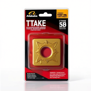 Inserto de torneado negativo TTAKE CNMG SS de 80 grados para mecanizado de piezas metálicas - Product Image 1