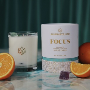 Factory Customized Eco-friendly Sleeve Box Paper Tube Design for Candle Gift Packaging Paper Tube Packaging - Product Image 6