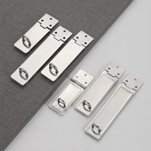 Stainless Steel Furniture <b>Lock</b> <b>Latch</b> Keyless Brushed Minimalist Design For Cabinet Drawer Door - Product Image 1